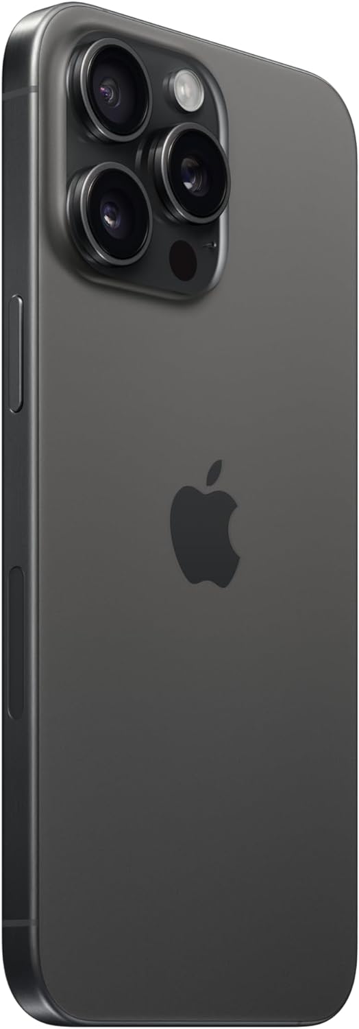 iPhone 15 Pro (256GB) Black Titanium, Tela de 6,1", 5G e Câmera de 48MP