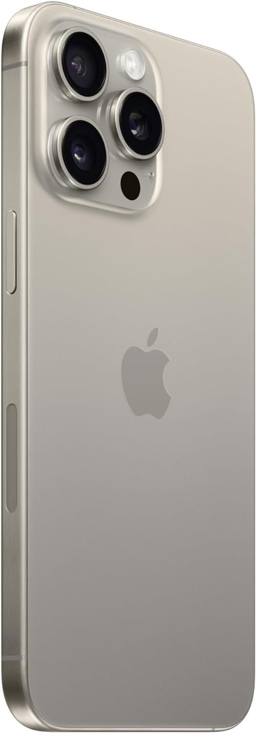 iPhone 15 Pro Max (256GB) Natural Titanium, Tela de 6,7", 5G e Câmera de 48MP