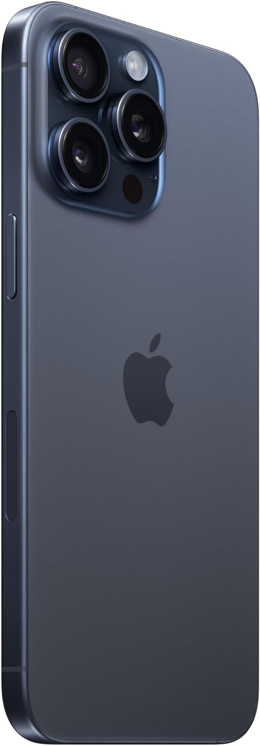 iPhone 15 Pro Max (256GB) Titânio Azul, Tela de 6,7", 5G e Câmera de 48MP