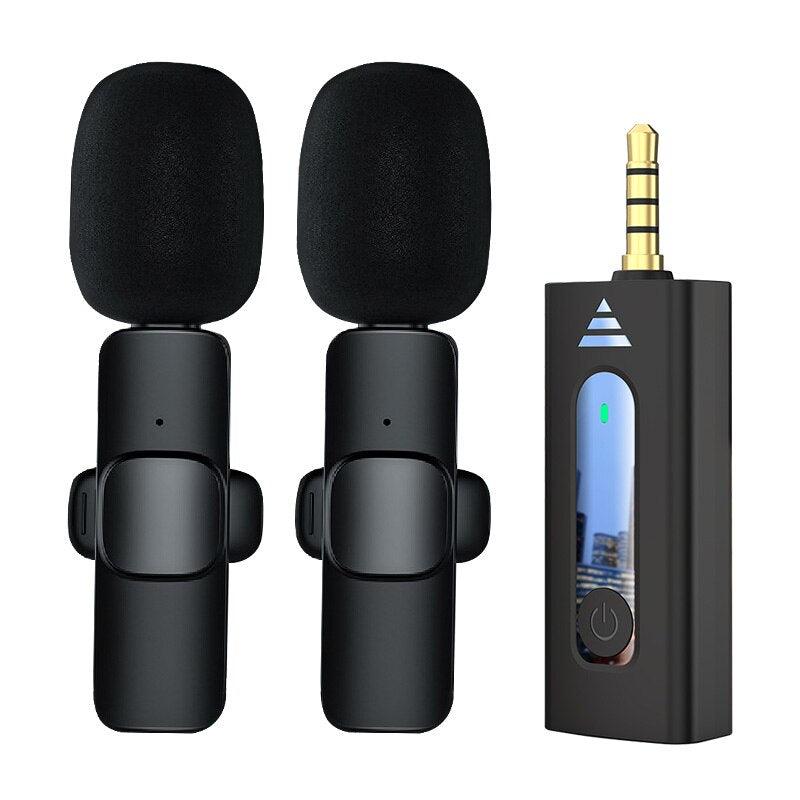 Microfone de Lapela sem Fios P3 Duplo - For You Imports
